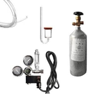 CO2 Cylinder 2 Ltr Kit with Dual Gauge