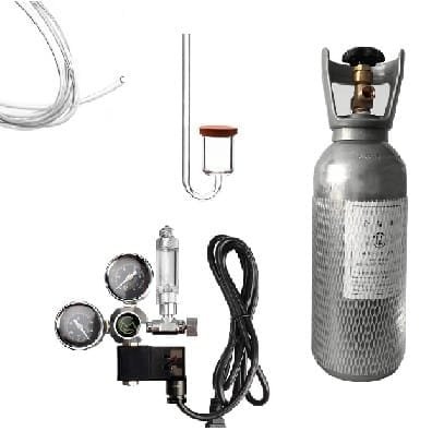 CO2 Cylinder 4 Ltr Kit with Dual Gauge
