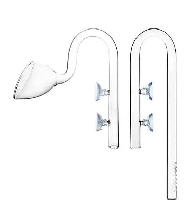 Aquarium Glass Lily Pipe Set 19mm